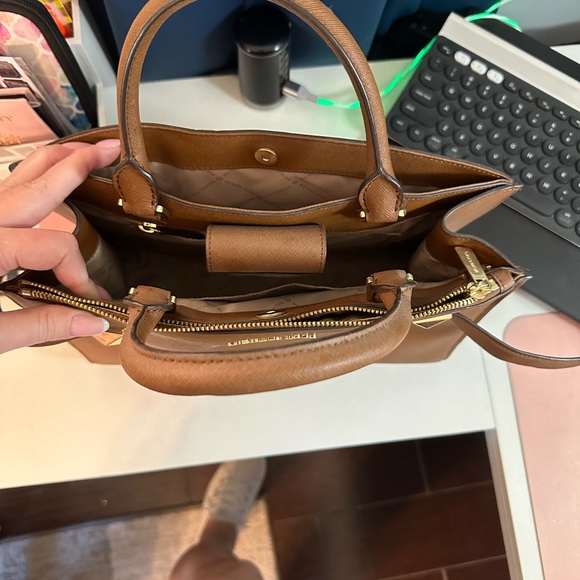 Michael Kors Karla Brown Tote Bag - Picture 2 of 2